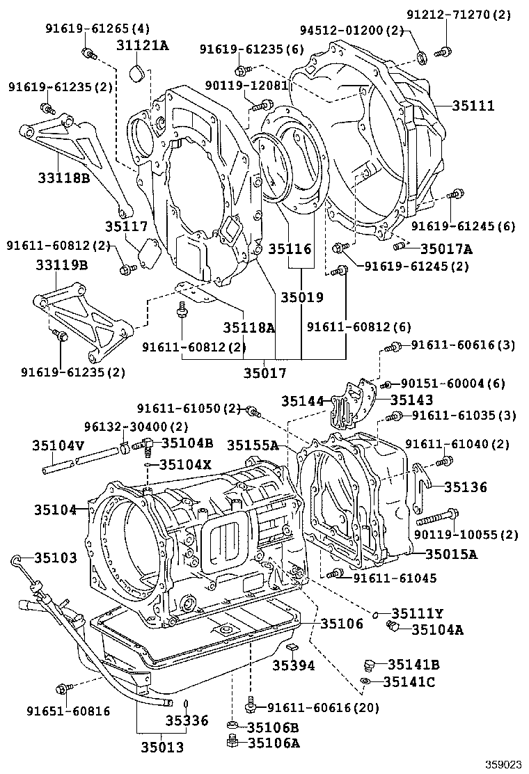 35013-60080 TUBE SUB-ASSY, TRANSMISSION OIL FILLER product image
