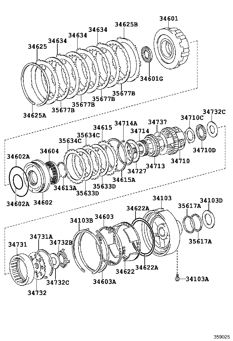 34625-50010 FLANGE, OVERDRIVE BRAKE, NO.2 product image