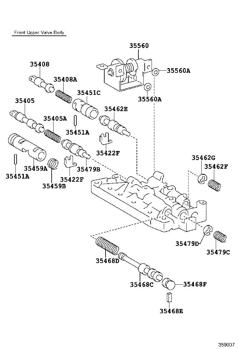 35410-60262 BODY ASSY, TRANSMISSION VALVE product image