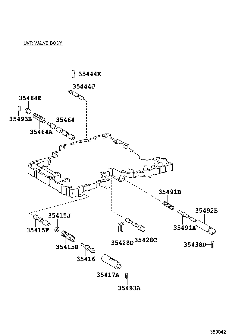 35410-60262 BODY ASSY, TRANSMISSION VALVE product image