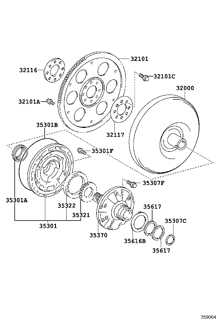 32000-42020 CONVERTER ASSY, TORQUE product image