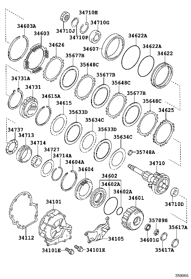 34101-32041 CASE SUB-ASSY, OVERDRIVE product image