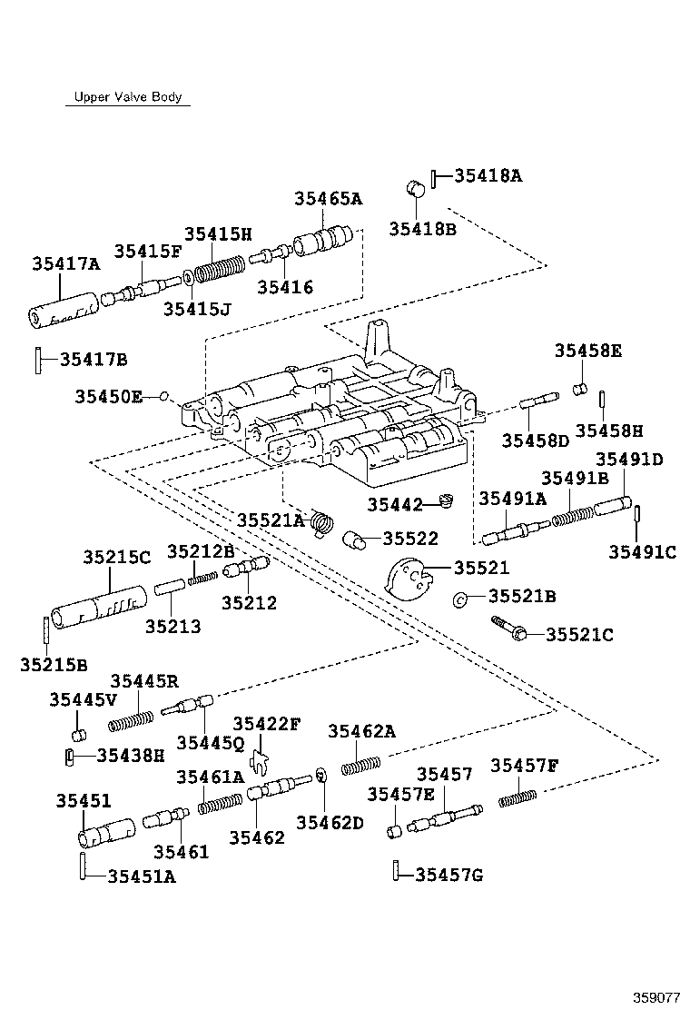 35410-20441 BODY ASSY, TRANSMISSION VALVE product image