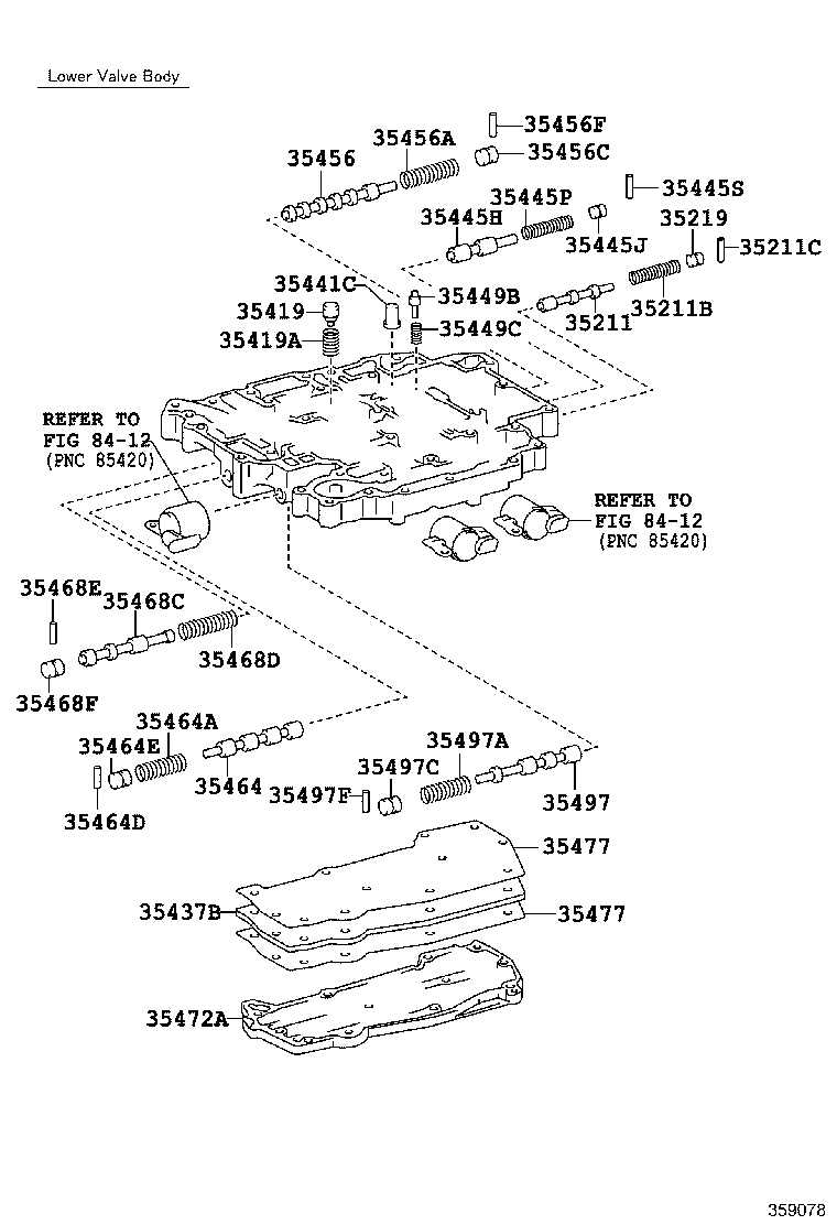35410-20441 BODY ASSY, TRANSMISSION VALVE product image