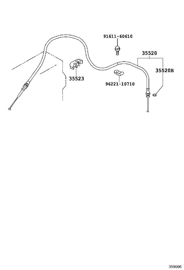 35572-25030 LEVER, TRANSMISSION CONTROL SHAFT, RH product image