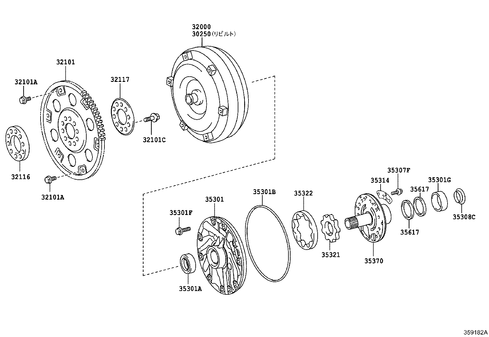 30250-71050 CONVERTER ASSY, TORQUE, REBUILT product image