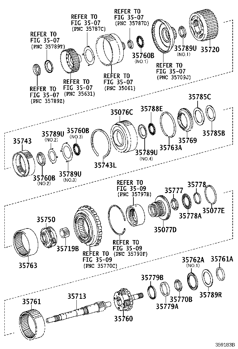 35760-26020 GEAR ASSY, REAR PLANETARY product image