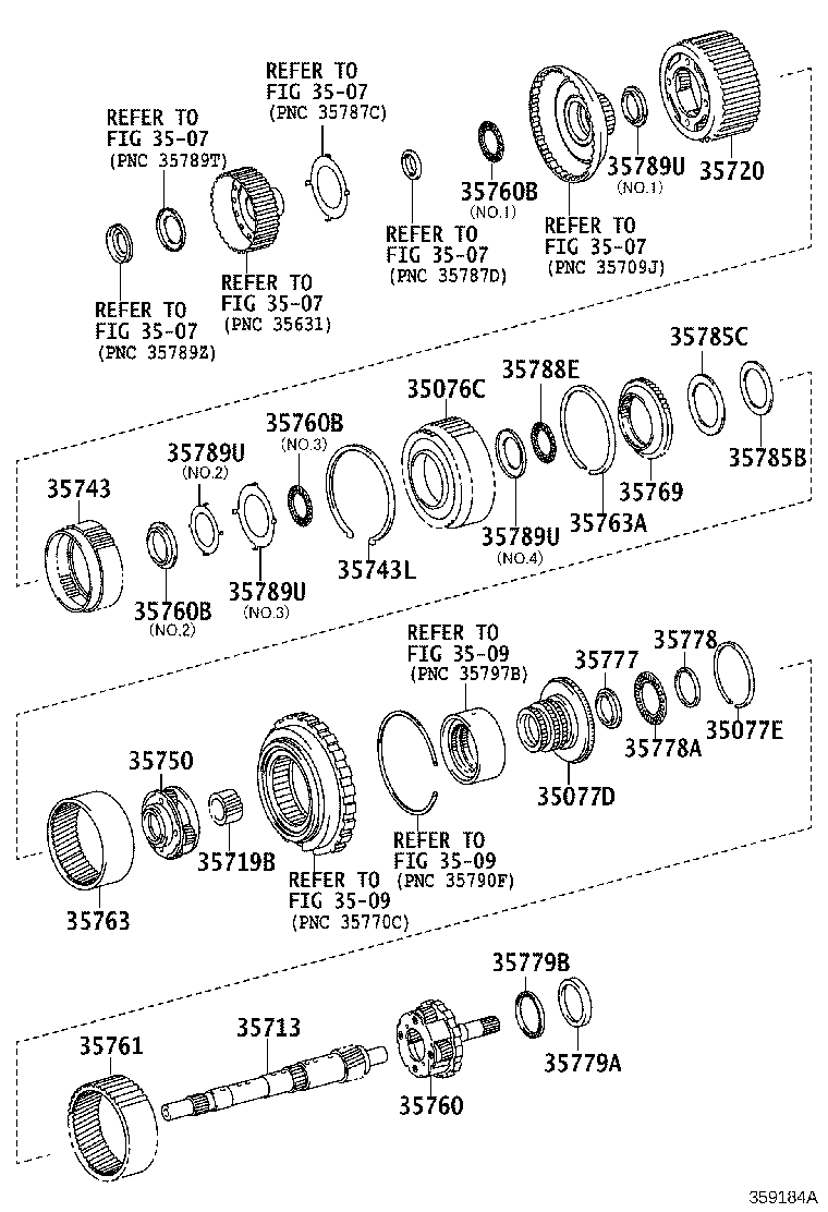 35760-26020 GEAR ASSY, REAR PLANETARY product image