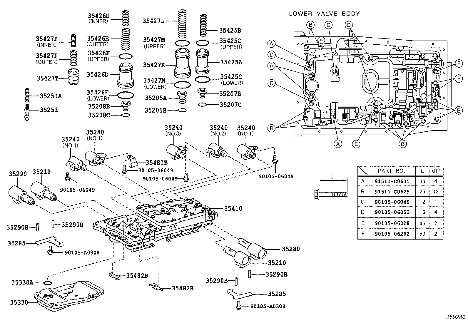 35330-34010 STRAINER ASSY, VALVE BODY OIL product image