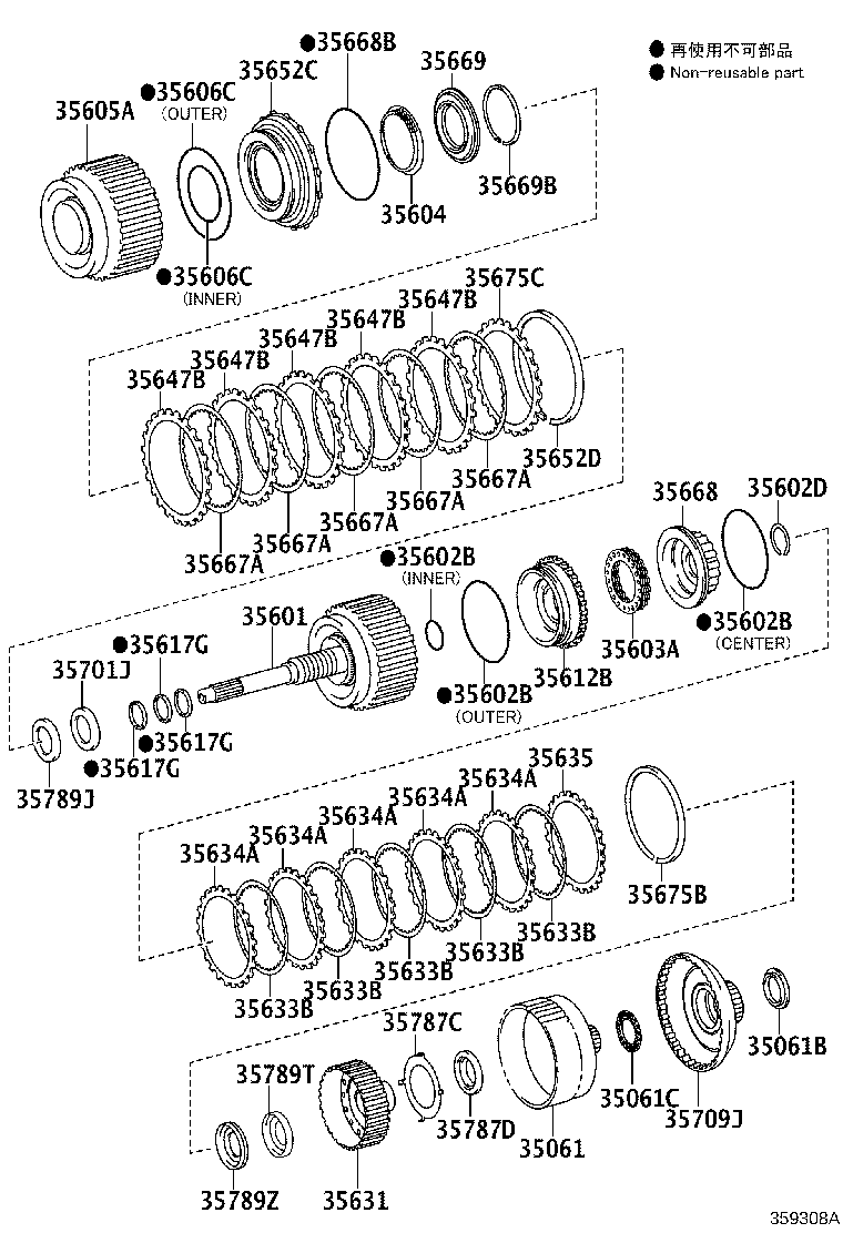 35667-60040 DISK, DIRECT CLUTCH product image