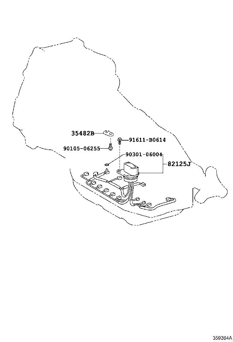 82125-30580 WIRE, TRANSMISSION product image