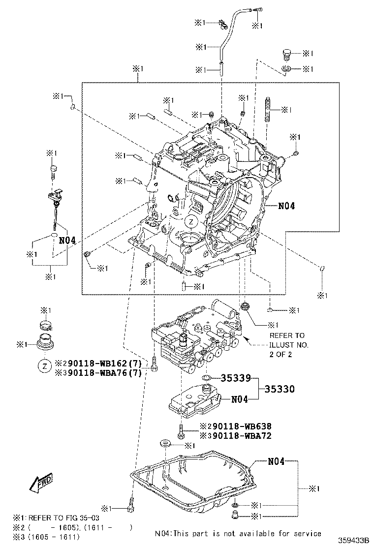 Toyota 35410-WB002 BODY ASSY, TRANSMISSION VALVE