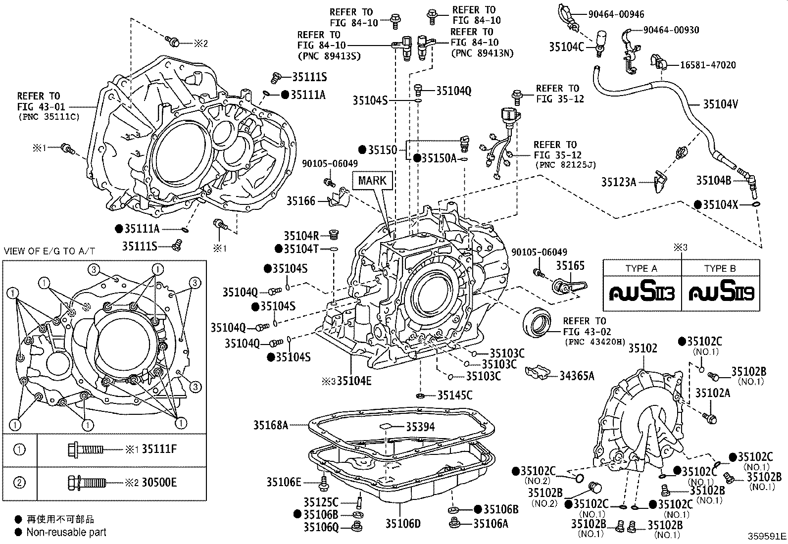 35104-0D020 CASE SUB-ASSY, AUTOMATIC TRANSAXLE product image