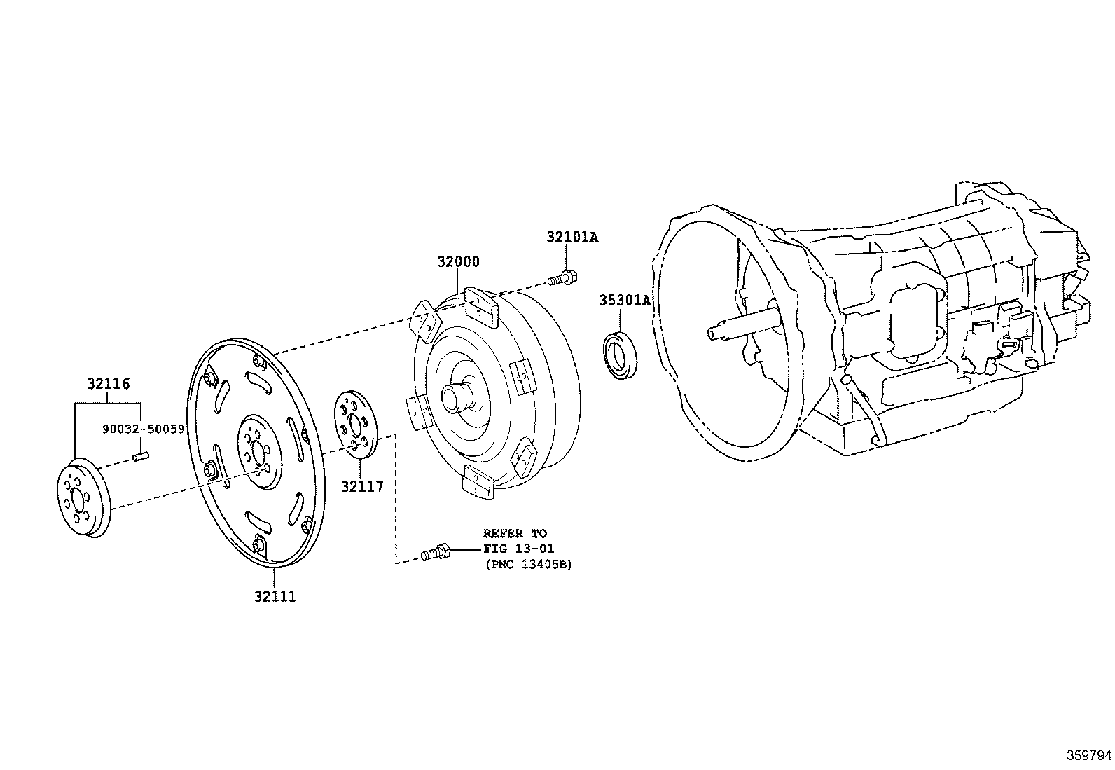 32116-37010 SPACER, DRIVE PLATE, FRONT product image