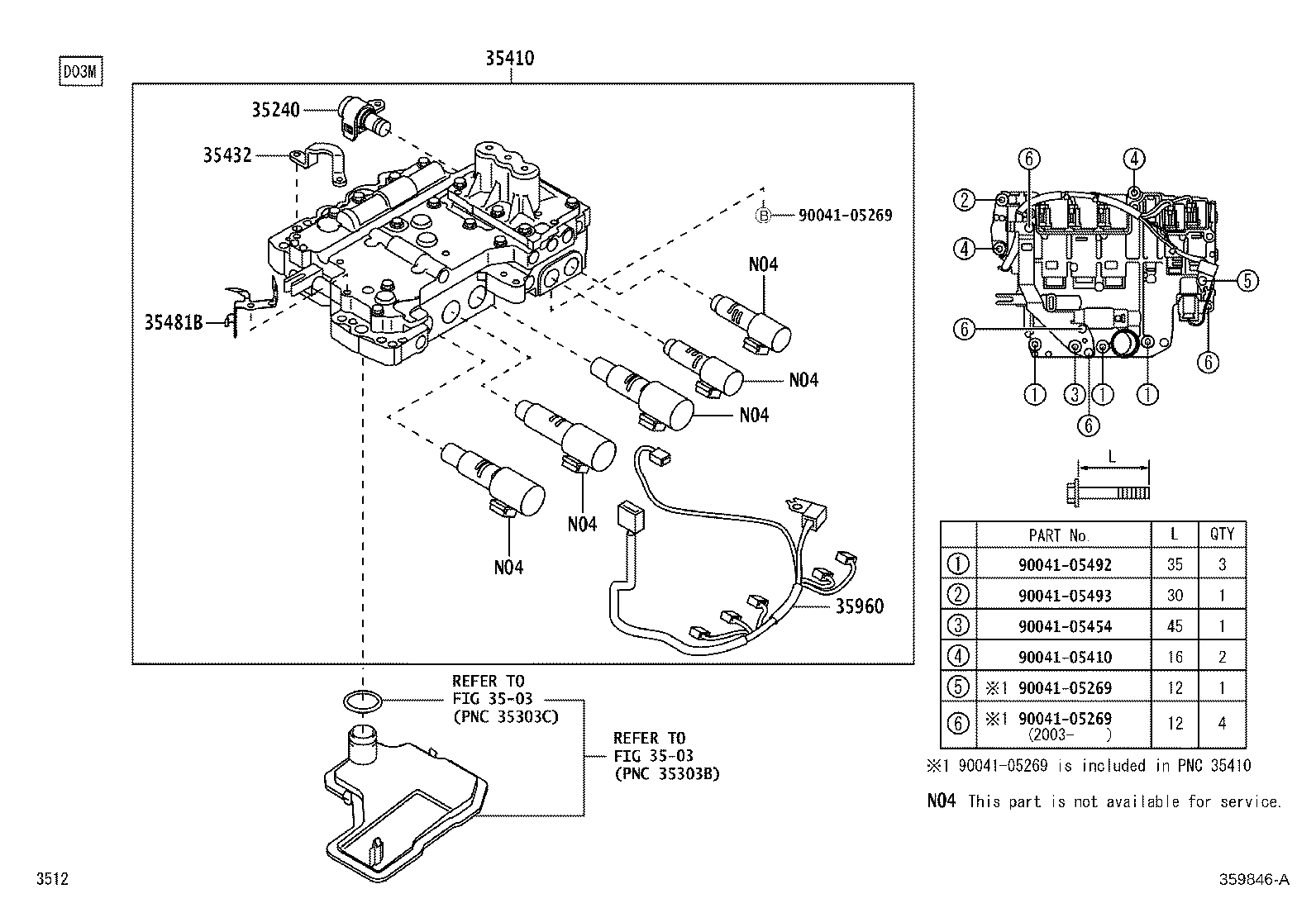 35210-97201 SOLENOID ASSY, CLUTCH CONTROL, NO.1 product image