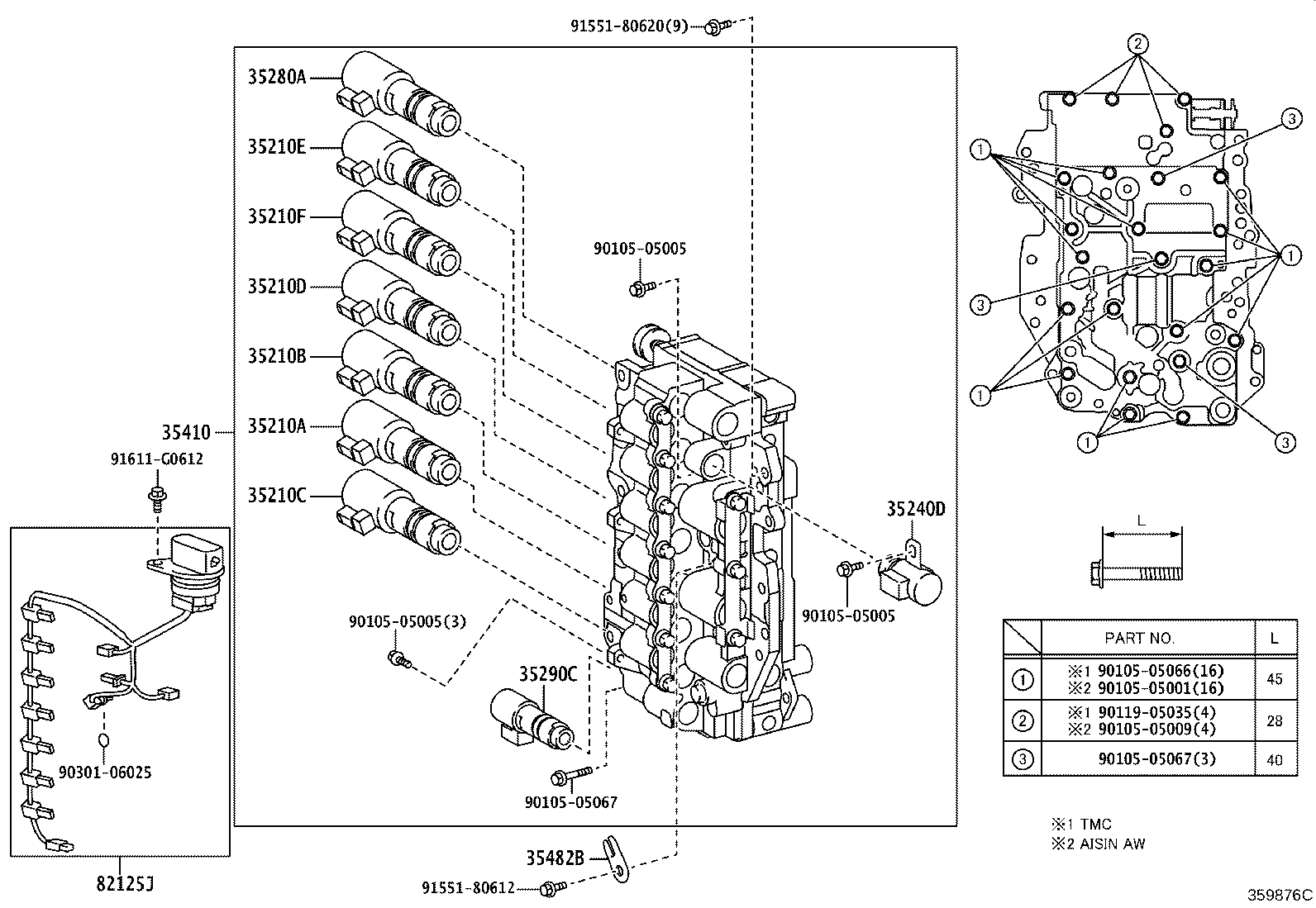 35410-33260 BODY ASSY, TRANSMISSION VALVE product image