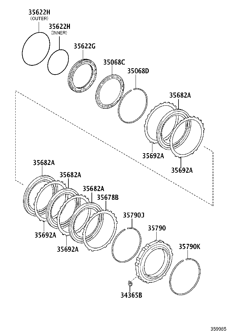 35678-33110 FLANGE, BRAKE, NO.2 product image