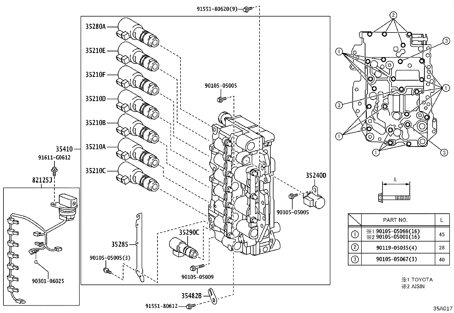 35410-33260 BODY ASSY, TRANSMISSION VALVE product image