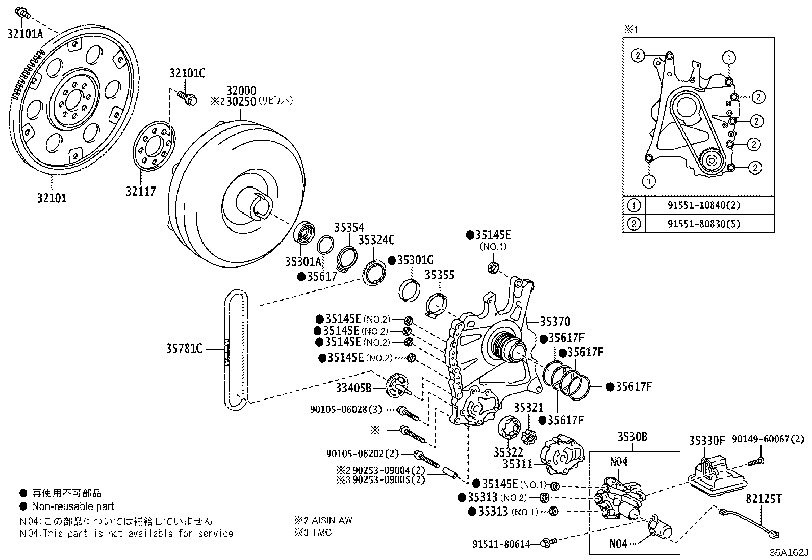 30250-48060 CONVERTER ASSY, TORQUE, REBUILT product image