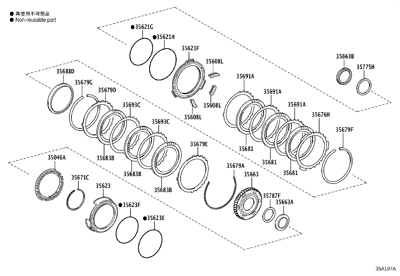 35608-73010 SPRING SUB-ASSY, 2ND BRAKE PISTON RETURN product image