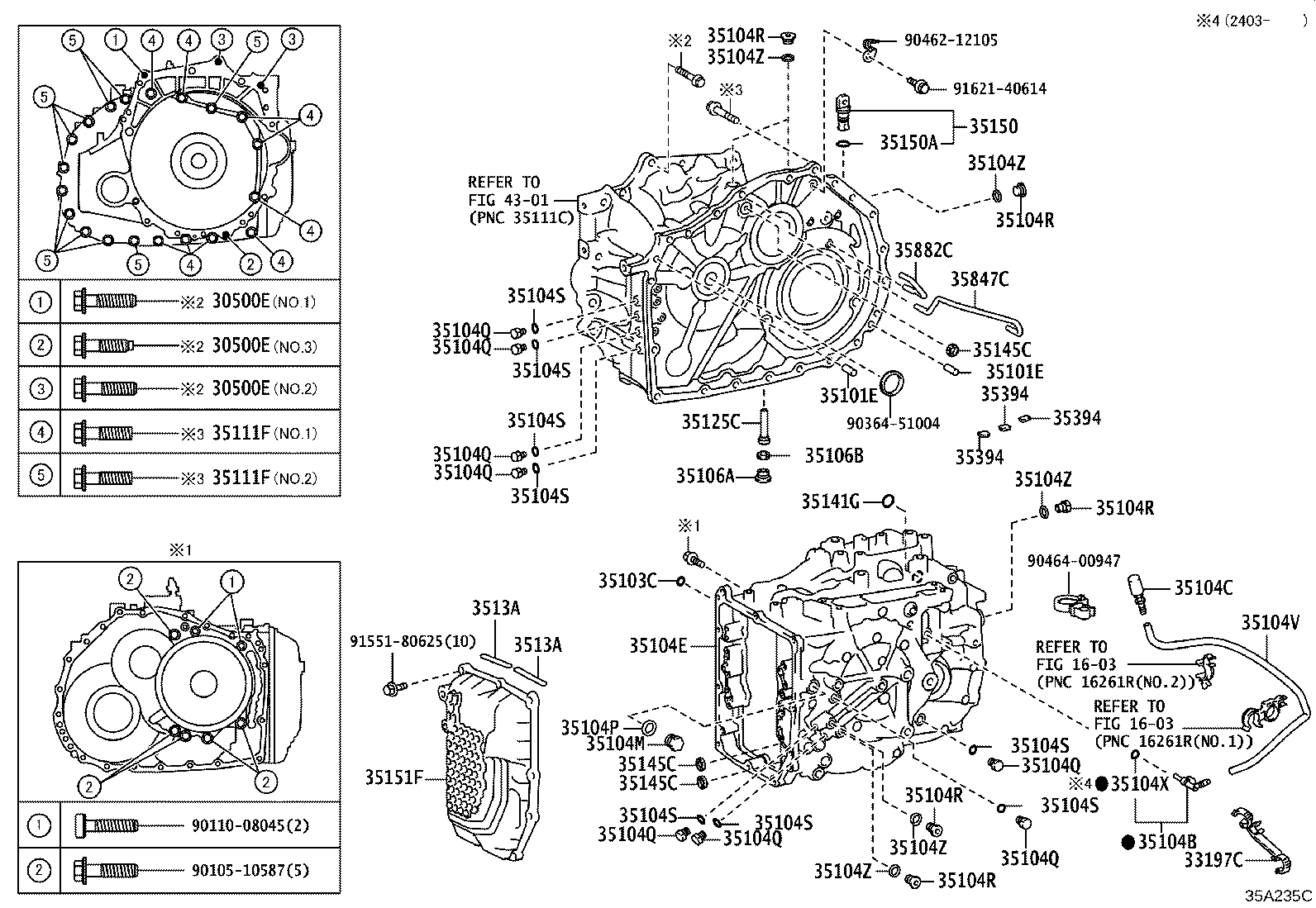 35102-33120 COVER SUB-ASSY, TRANSAXLE REAR product image