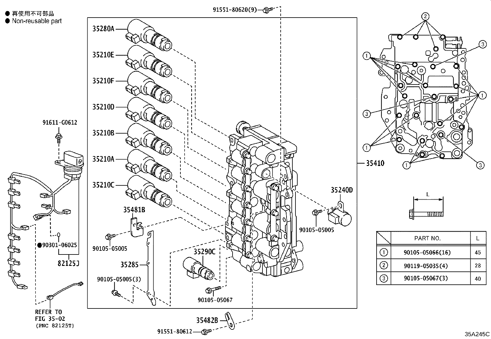 35220-33050 VALVE, SOLENOID(SL4) product image