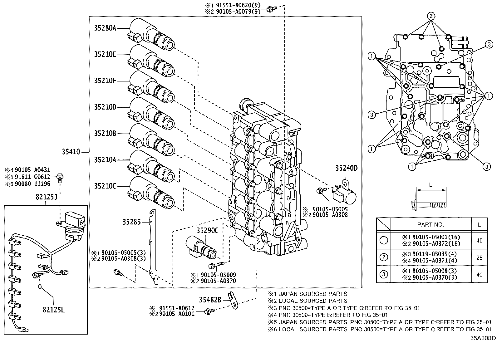 Toyota 35410-0R030 BODY ASSY, TRANSMISSION VALVE