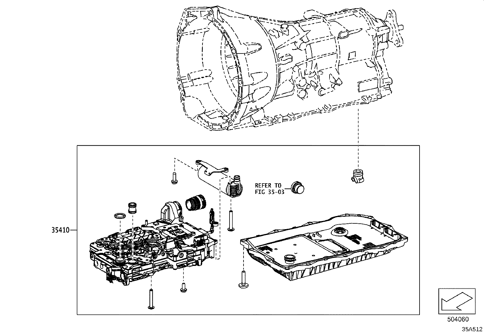 35410-WAA02 BODY ASSY, TRANSMISSION VALVE product image