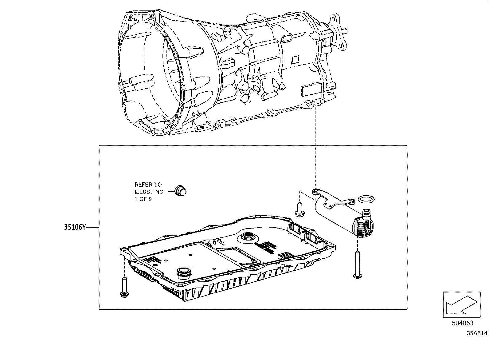 90118-WA760 BOLT (FOR AUTOMATIC TRANSMISSION OIL PAN) product image