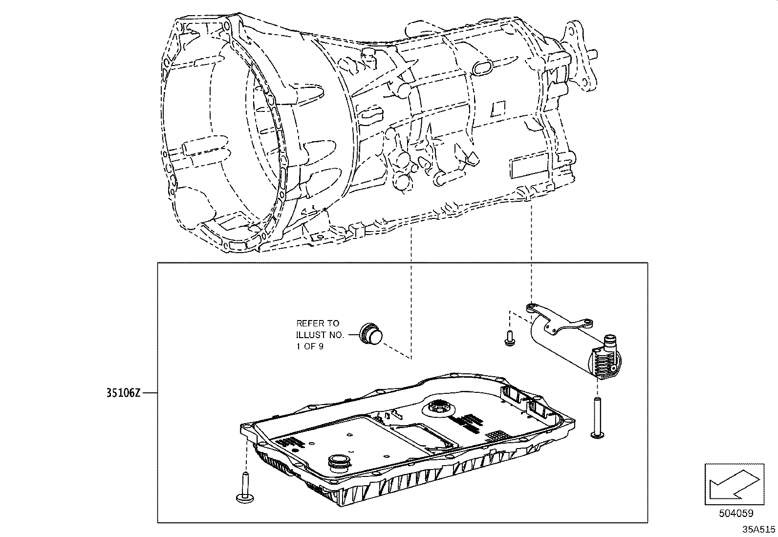90118-WA760 BOLT (FOR AUTOMATIC TRANSMISSION OIL PAN) product image