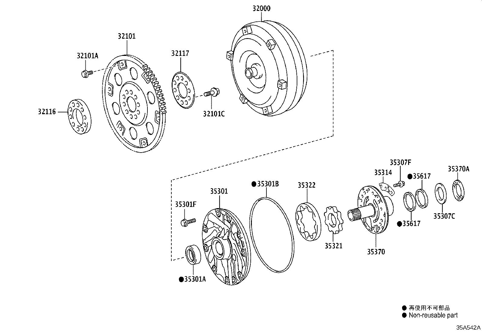 32000-71050 CONVERTER ASSY, TORQUE product image