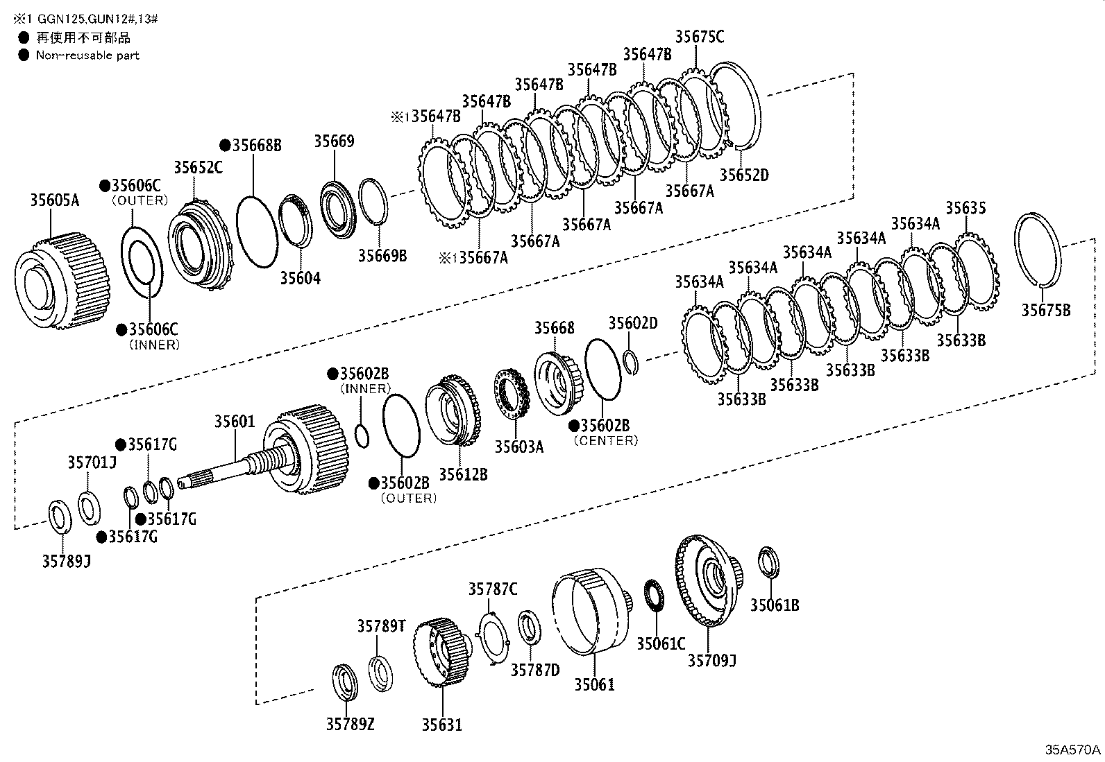 Toyota 35601-26020 DRUM SUB-ASSY, CLUTCH