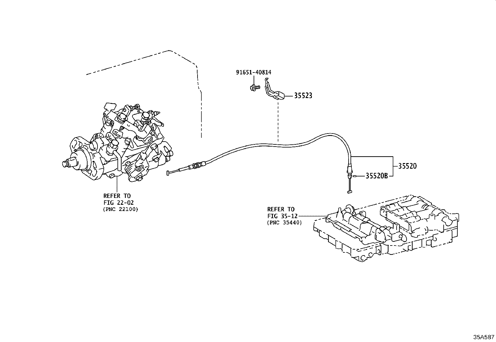 35520-28071 CABLE ASSY, THROTTLE product image