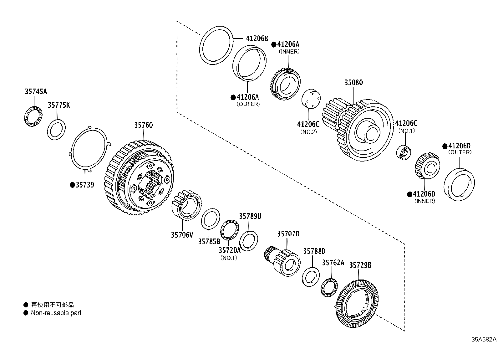 35681-48010 DISC, BRAKE, NO.1 product image