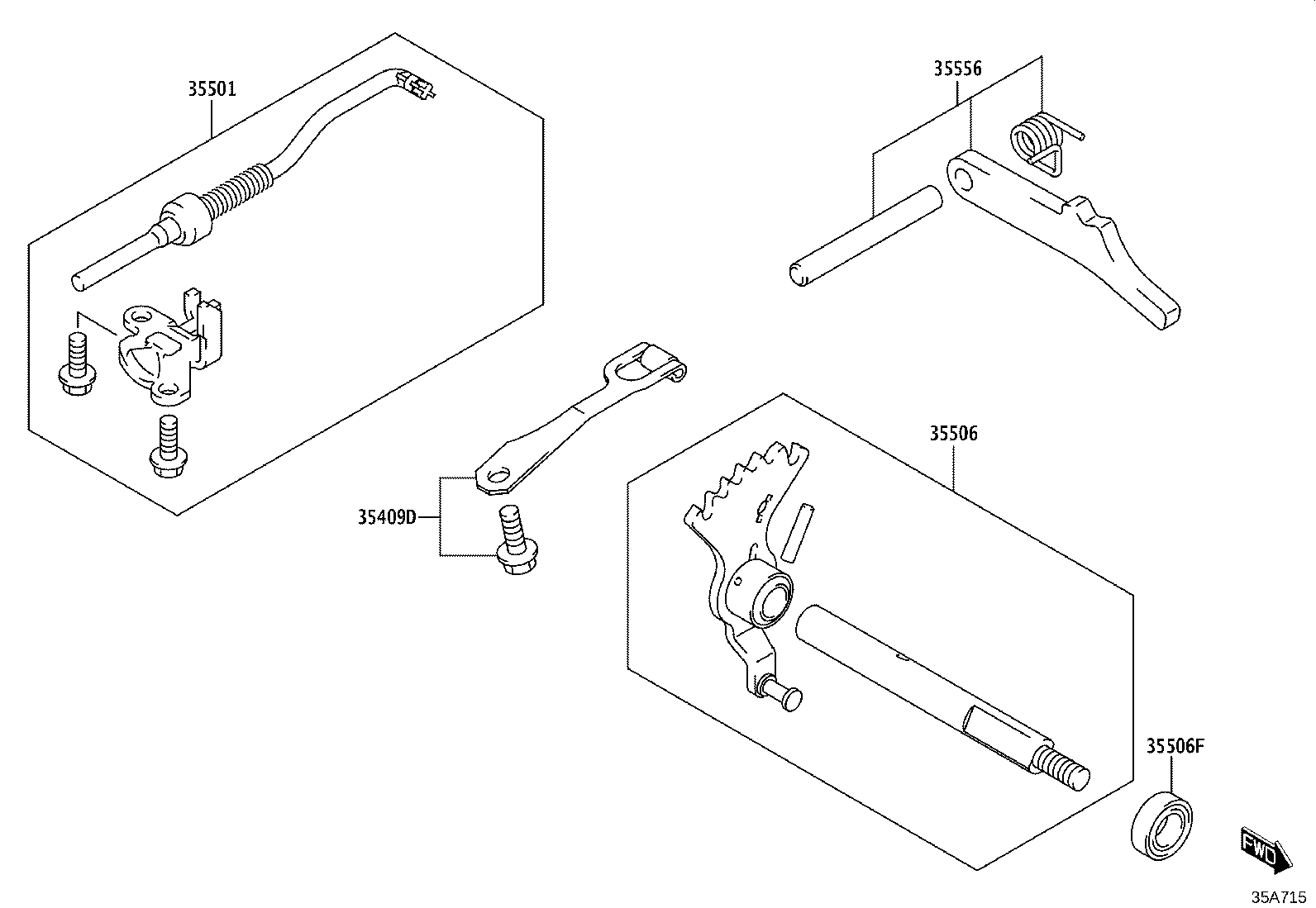 90118-WC760 SEAL, OIL (FOR MANUAL VALVE LEVER SHAFT) product image
