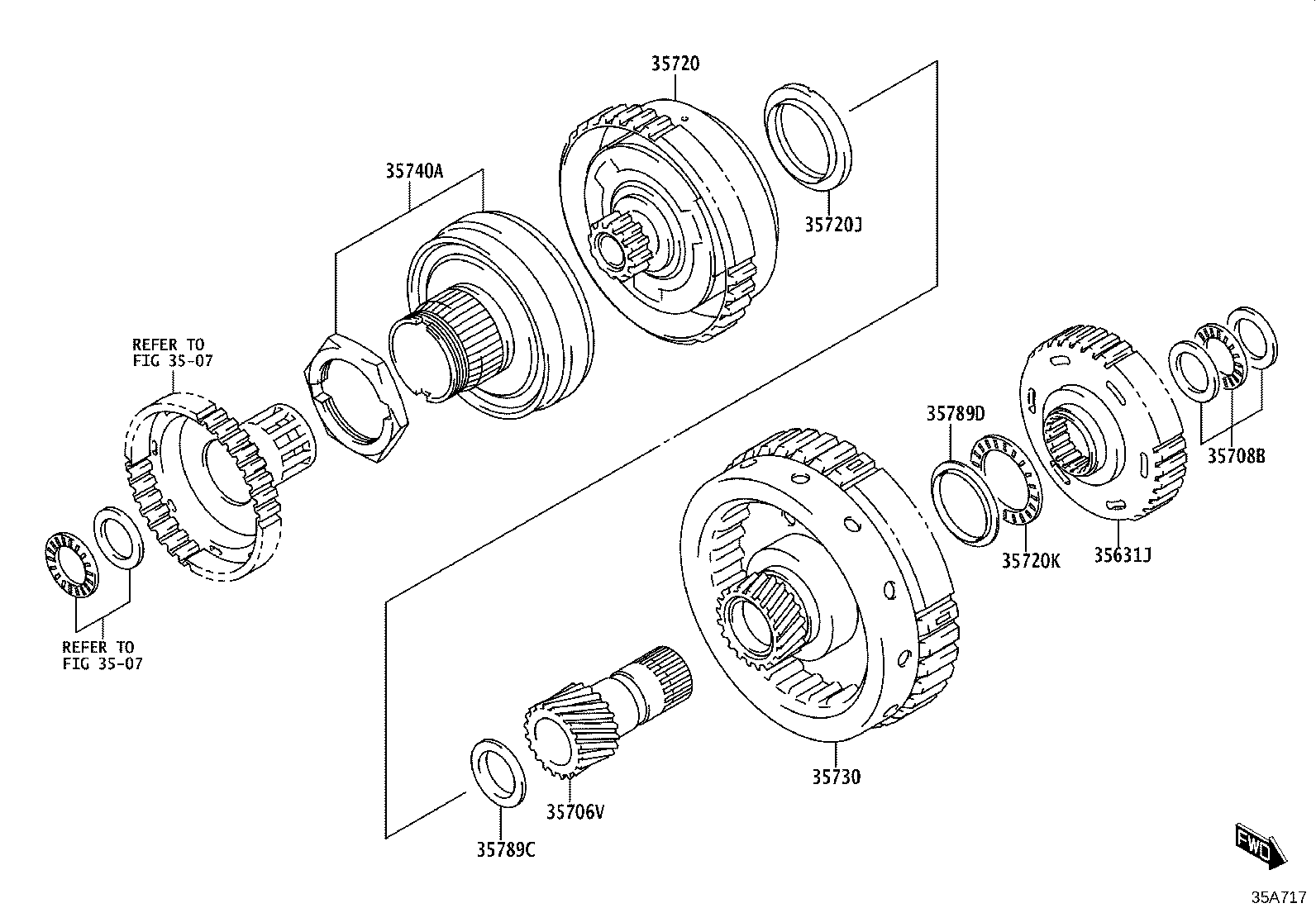 90118-WC756 RACE, THRUST BEARING (FOR FRONT PLANETARY GEAR REAR) product image