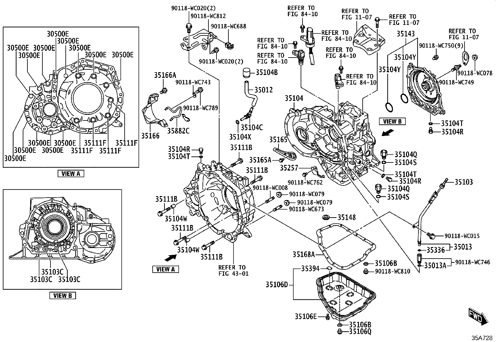 35013-WC002 TUBE SUB-ASSY, TRANSMISSION OIL FILLER product image