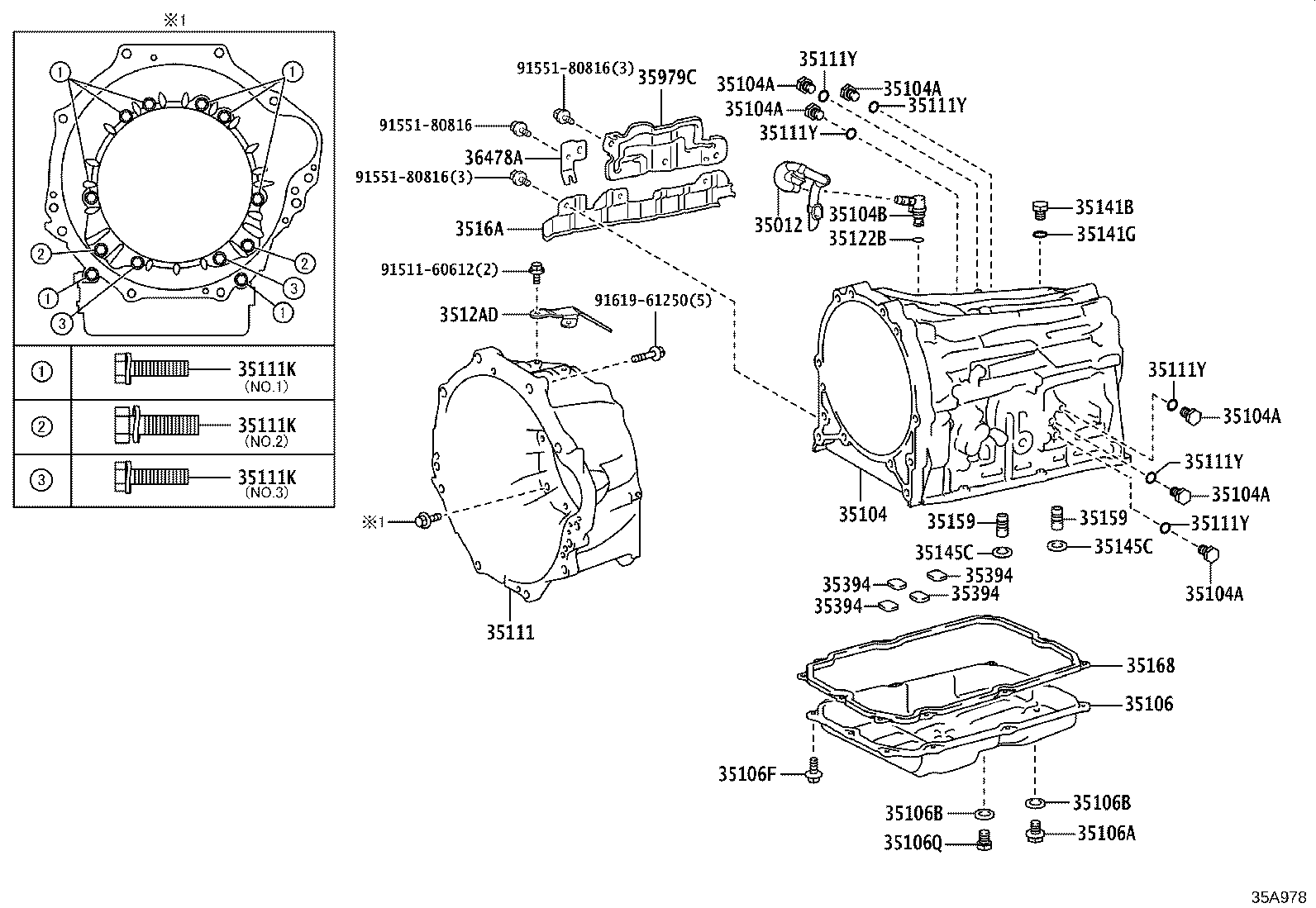 35012-25010 HOSE SUB-ASSY, TRANSMISSION BREATHER product image