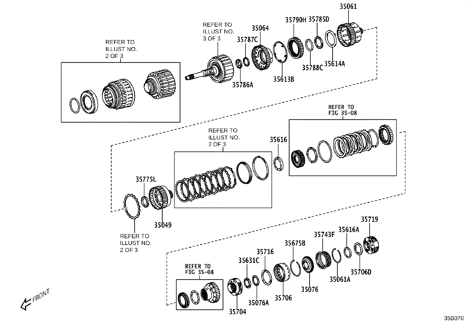 SU003-10670 CLUTCH ASSY, FRONT MULTIPLE DISC product image
