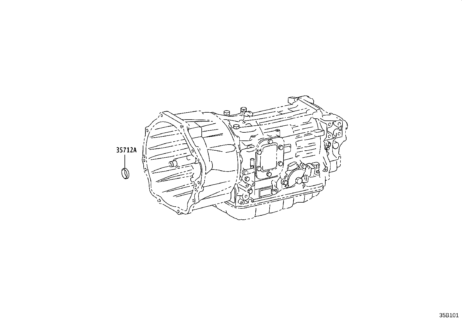 35789-37010 RACE, THRUST BEARING (FOR INPUT SHAFT FRONT) product image
