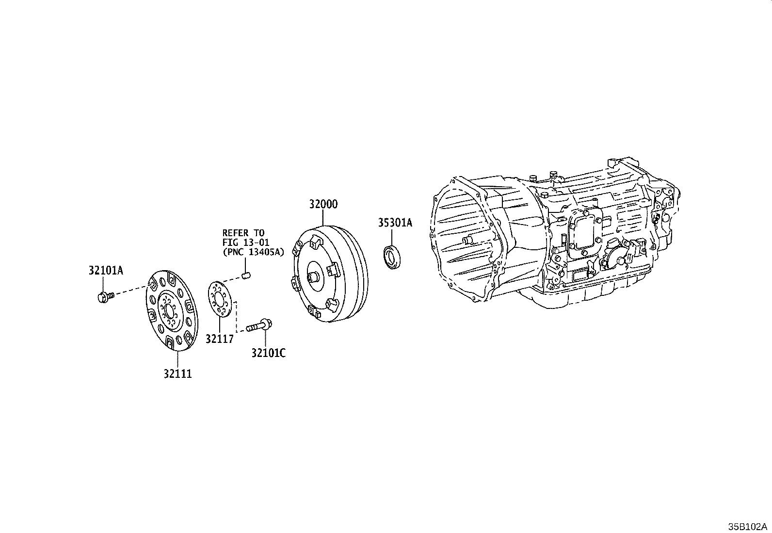 35313-36020 GASKET, FRONT OIL PUMP COVER product image
