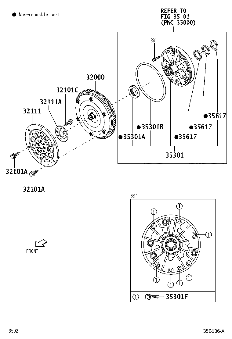 32111-BZ070 PLATE, PUMP IMPELLER DRIVE product image