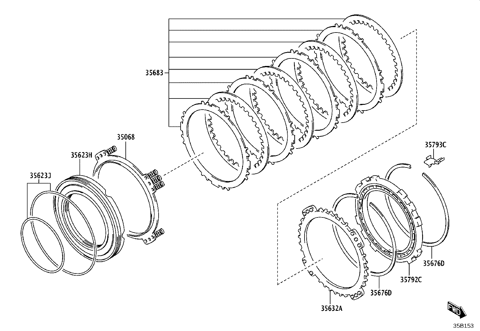 35097-WC002 GEAR, REDUCTION DRIVE product image