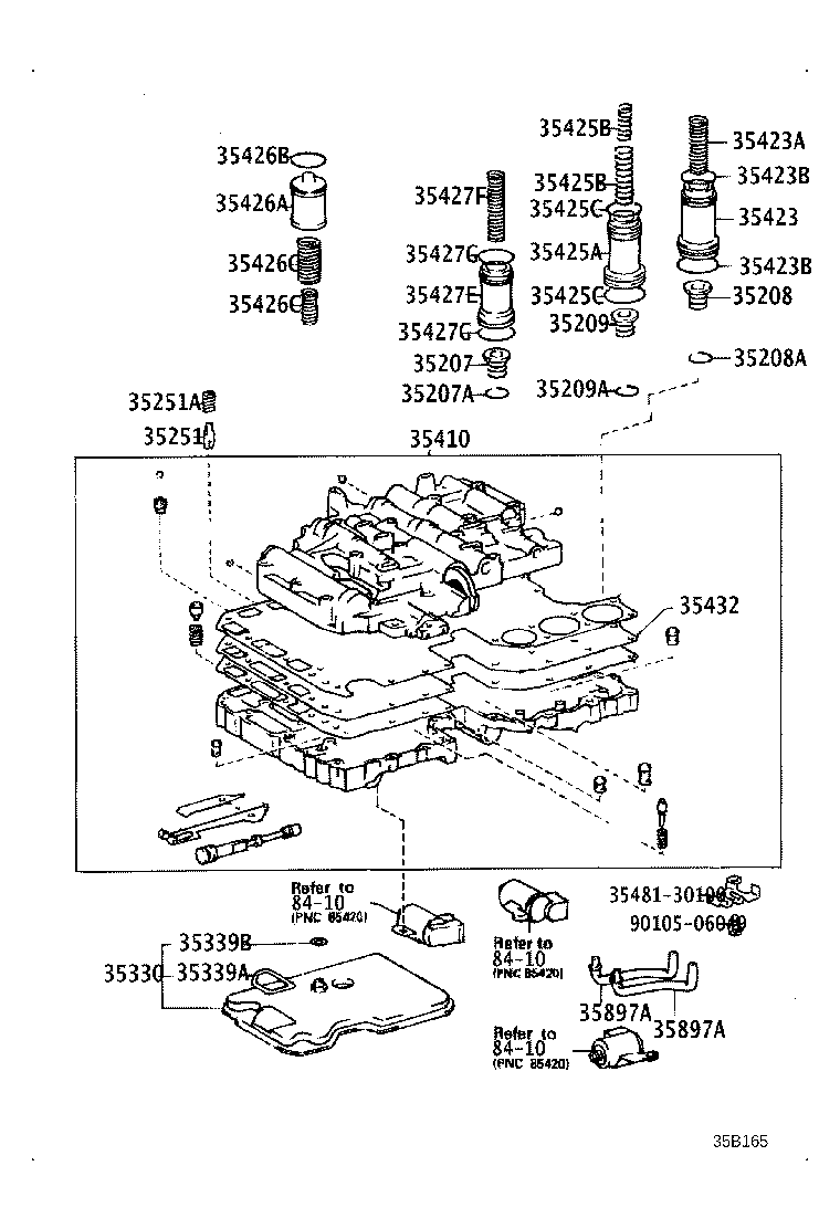 35432-35280 PLATE, VALVE BODY, NO.1 product image