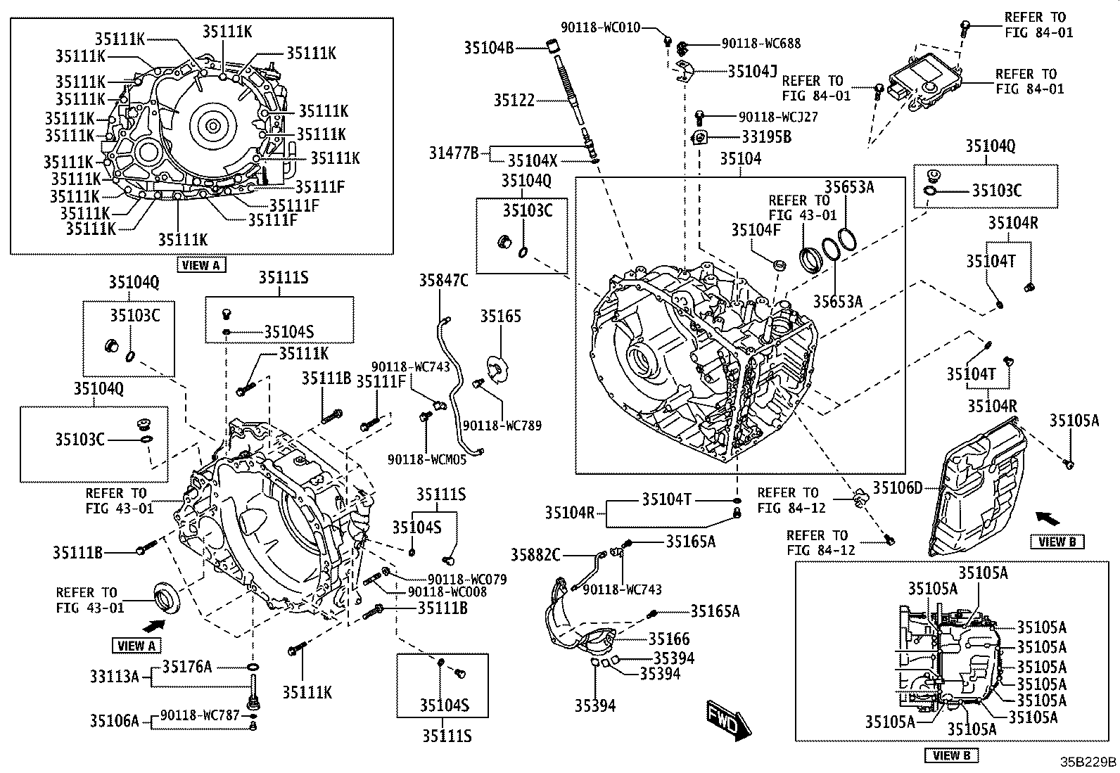 35165-WC003 PLATE, TRANSMISSION CASE, NO.1 product image