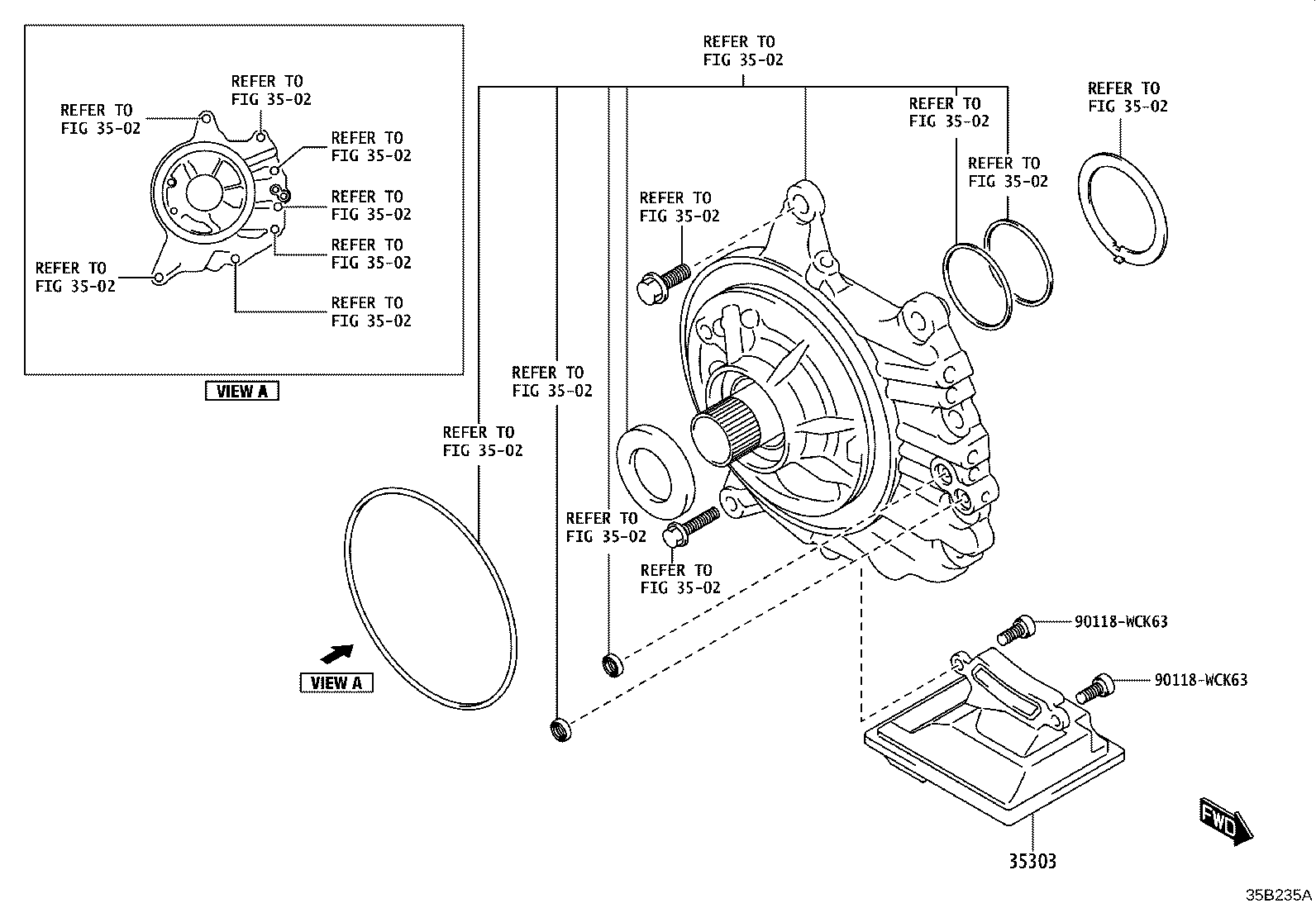 35303-WC003 STRAINER SUB-ASSY, OIL product image