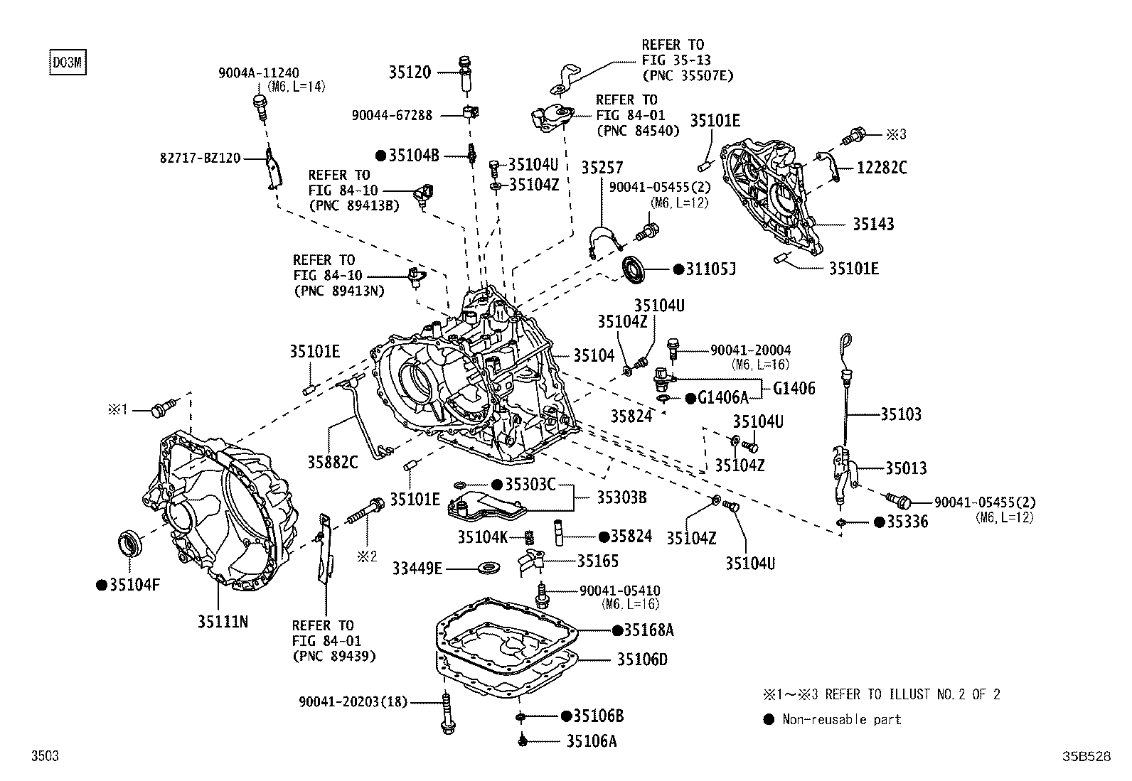 35181-97202 COVER, TRANSMISSION CASE, REAR product image