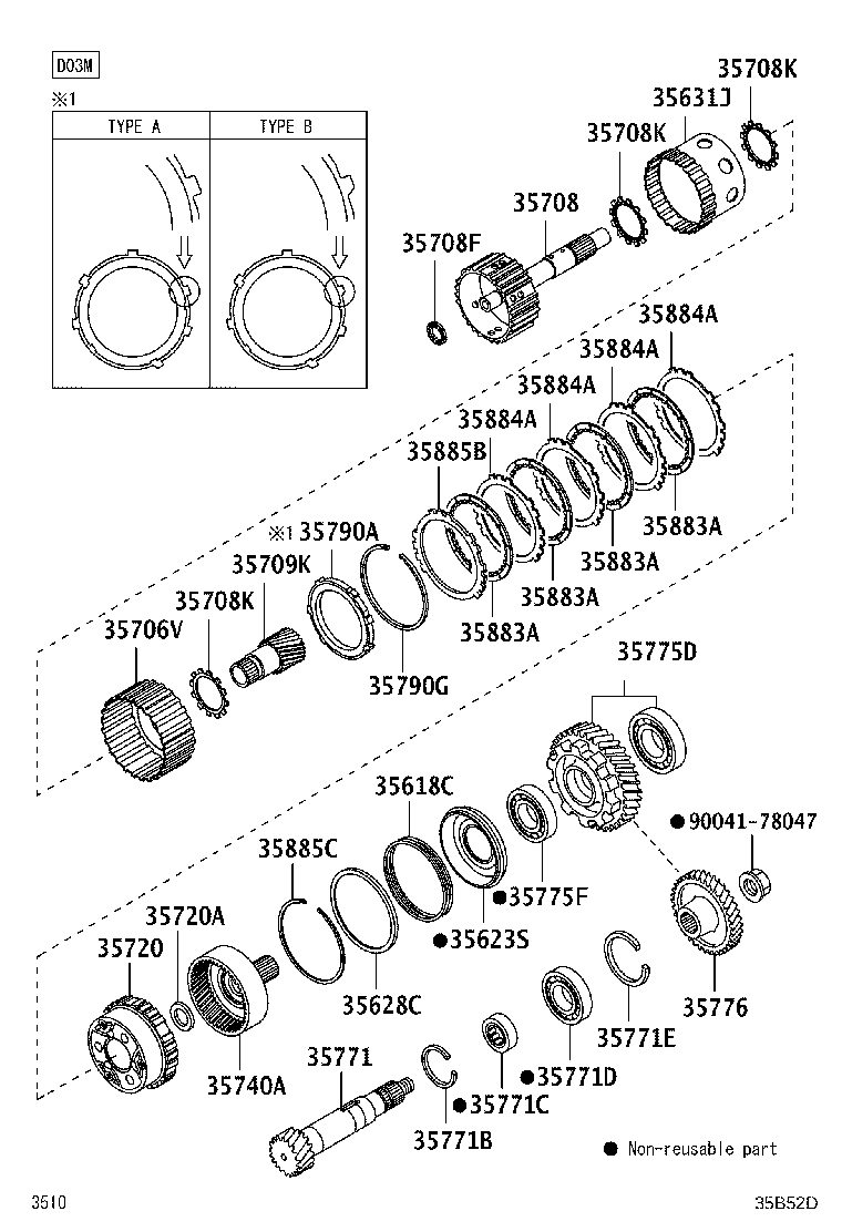 35720-97211 GEAR ASSY, FRONT PLANETARY product image