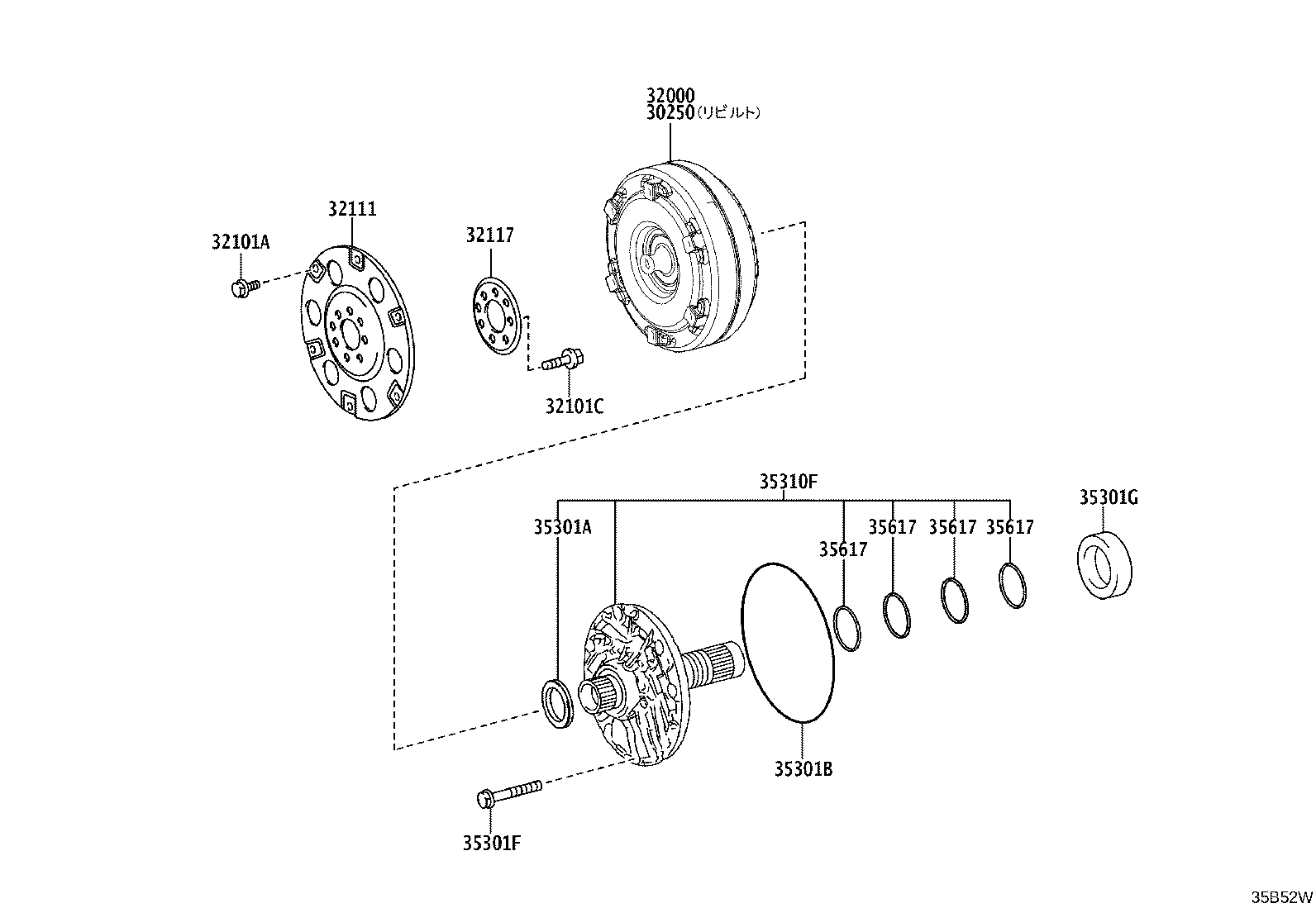 30250-60410 CONVERTER ASSY, TORQUE, REBUILT product image