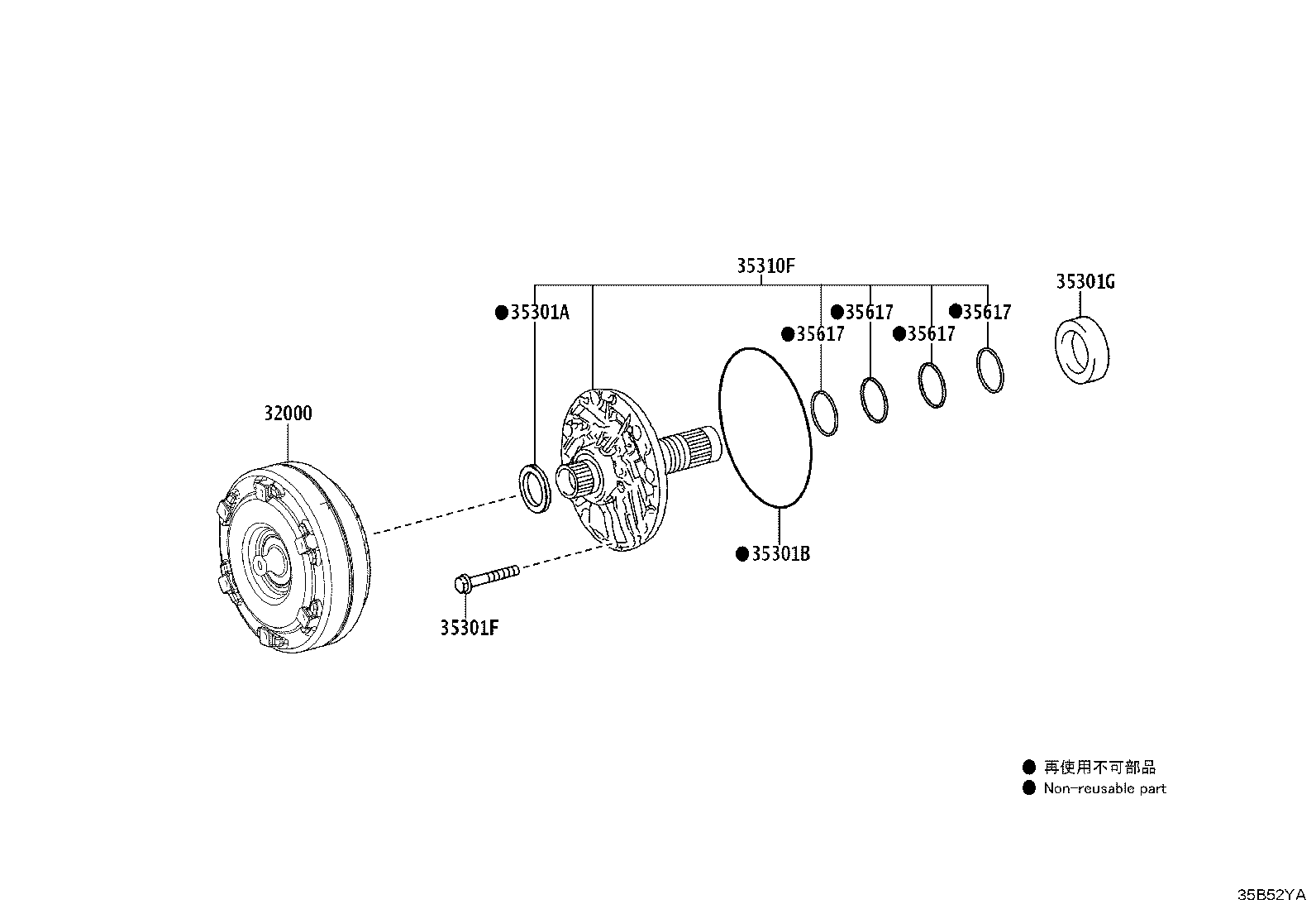 Toyota 35310-60150 PUMP ASSY, FRONT OIL